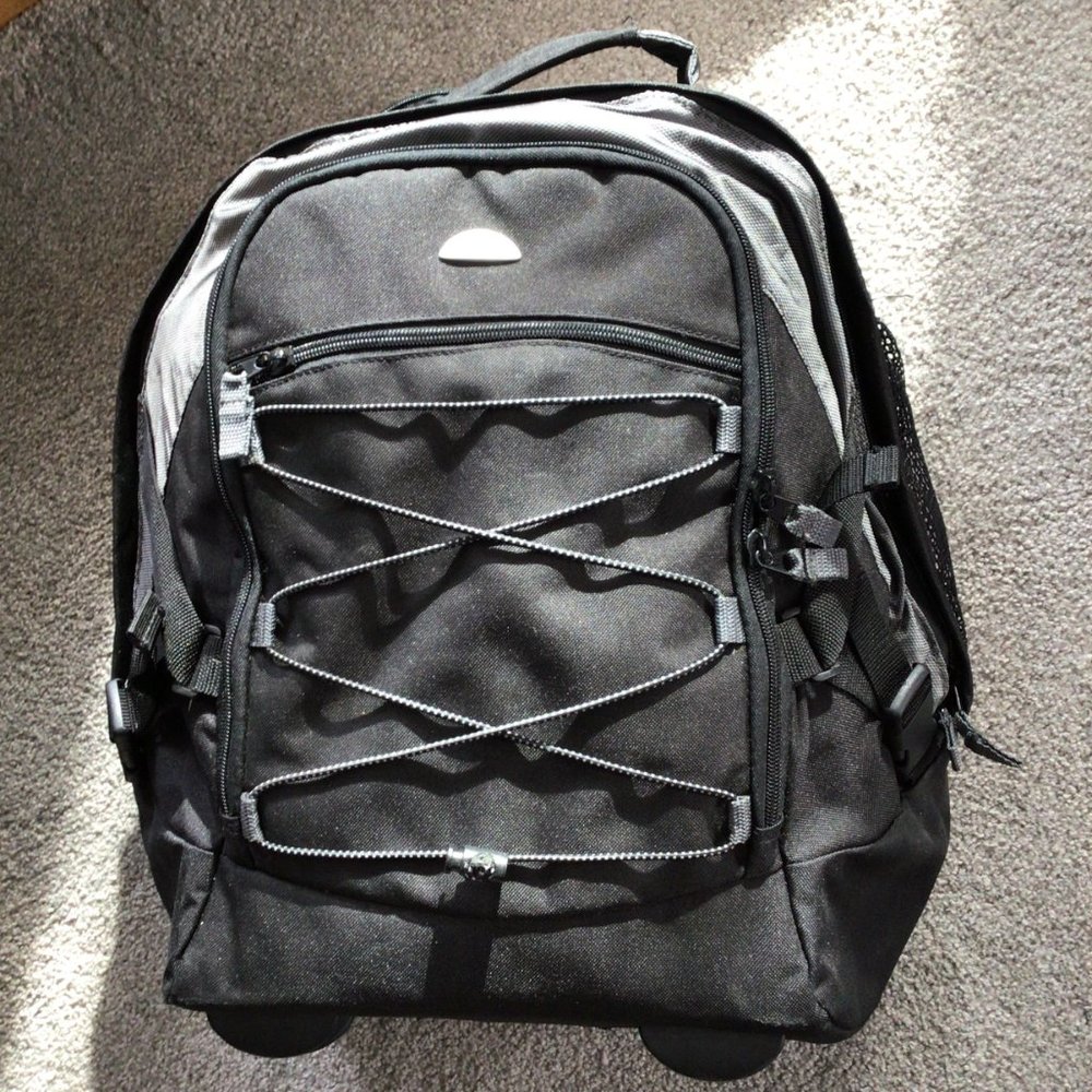 Samsonite - Black Wheeled Backpack - Picture 5 of 16